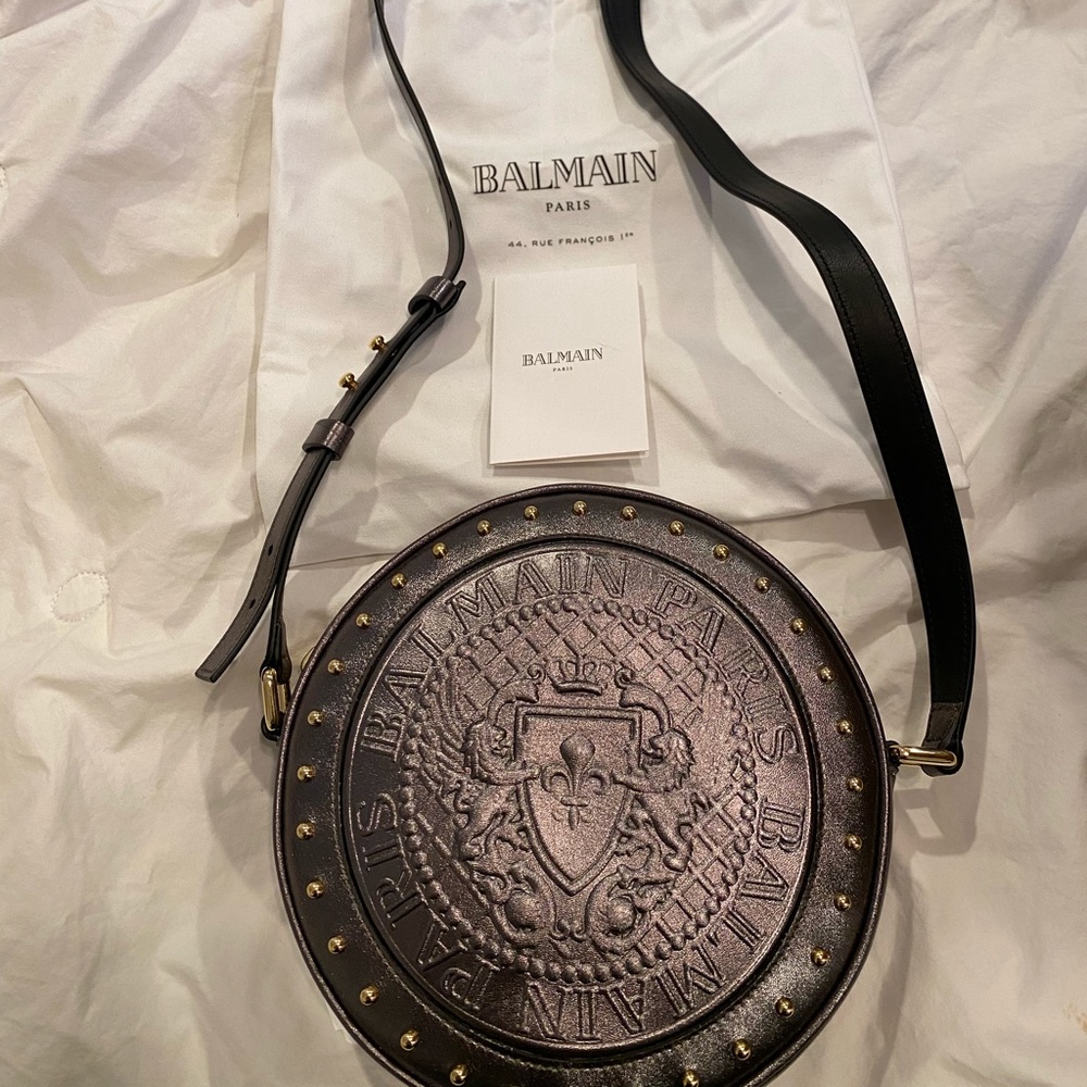 Balmain Studded Crossbody Never Worn